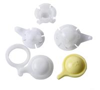 Kit de bagues de liaison d'essuie-glace de voiture en plastique pour un nettoyage fluide et fiable. L'ensemble complet d'installation améliore la visibilité de la plupart des véhicules de taille comme