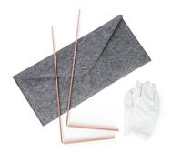 Kit de Baguettes de Sourcier en Cuivre - 2 Baguettes de Sourcier 30 X 13 cm + Sac Cadeau + Gants pour la Sourcier Aquatique.