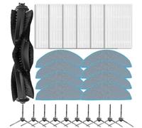 Kit de balai à franges pour aspirateur ILIFE V20, Laresar L10, Lydsto R1D Edge, Vyzzle D10, Roidmi Eve pour Rook S Robot Aspirateurs (B)