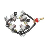 Kit de balais de charbon pour moteur, kit de réparation de support de balais de charbon de démarrage avec trou central de 45 mm pour treuil ATV 4X4 de 8000 à 20 000 Lb