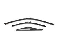 Kit de Balais D'essuie-glace Avant 24 Pouces + 16 Pouces Arrière 12 Pouces Combiné de Lames D'essuie-glace pour Qashqai 2007-2013 Right-H Water Repellency