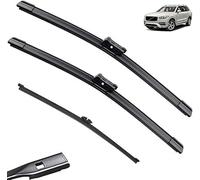 Kit de balais d'essuie-Glace Avant et arrière pour Volvo XC90 MK2 (2020, 2019, 2018, 2017, 2016), Pare-Brise 24 Pouces + 20 Pouces + 14 Pouces, Accessoires pour Toutes Saisons
