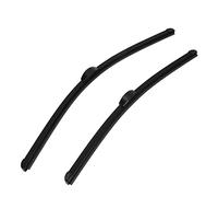 Kit de balais d'essuie-glace, résistant à l'usure 22 pouces 19 pouces avant à faible bruit 2048202145 Lame d'essuie-glace flexible noir pour voitures de remplacement pour -Benz W204 Classe