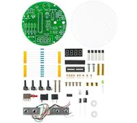Kit de balance électronique DIY pour microcontrôleur à puce unique 51 résolution 0,01 G Affichage numérique tube Capacité 1 kg avec tare et étalonnage PCB vert pour apprentissage et pratique de
