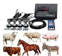 Kit de balance pour bétail, indicateur de pesée de charge de haute précision, plate-forme de pesée animale pour bovins, ovins, porcs, chèvres