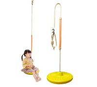 Kit de balançoire à disque de corde, soucoupe volante - 144 x 30 cm, dimensions du produit, design léger 850 g, capacité de charge de 200 kg | Construction en PVC Pe Pp, montage gain de temps