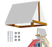 Kit de balançoire, auvent, équipement de , pavillon, pergola | Bâche imperméable 109 x 229 cm pour jardin, jeu, terrasse, maison, découverte, cour, jungle, soleil, camping, pêche