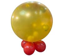 Kit de Ballons à Explosion au Sol avec Outils de Remplissage Télécommandés pour Événements Mariage et Arrangements Cérémoniaux Flottants à l'Hélium sans Gaz Inclus (DBQ-JS-4stk)