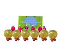 Kit de Ballons à Explosion au Sol avec Outils de Remplissage Télécommandés pour Événements Mariage et Arrangements Cérémoniaux Flottants à l'Hélium sans Gaz Inclus (DBQ-JS-6stk)