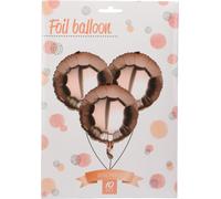 Kit de Ballons Aluminium Gonflables 46 cm Or