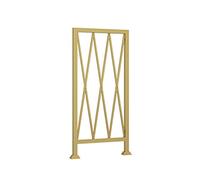 Kit de balustres d'escalier en fer - Moderne intérieur/extérieur pour famille, hôtel, villa, grenier, terrasse, balcon - 3 couleurs disponibles (doré, taille B)