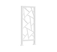 Kit de balustres d'escalier moderne en fer pour intérieur/extérieur - Pour famille, hôtel, villa, grenier, terrasse, balcon - 3 couleurs disponibles (blanc, taille E)