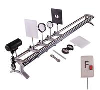 Kit De Banc Optique Métallique Grand Format : Lentilles Concaves/convexes, Sténopé Et Lentille À Eau expérimentation En Physique Forenseignement La Réfraction