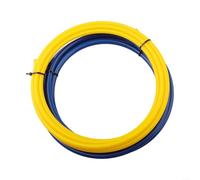 Kit de bande de cintrage de tube de cuivre intégré, cintreuse de tuyau de climatisation en plastique PE pour tuyaux de 1/2 et 5/8", ensemble d'outils CVC réutilisables avec haute résilience, jaune et