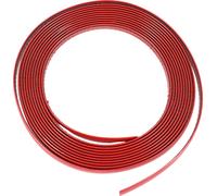 Kit De Bande De Garniture De Fenêtre Extérieure Pour Pare-Chocs Voiture Portière Corps Autocollant Décoratif Anti-Rayures Rouge 1 Pièce 1/4" 6mm De Largeur 16Ft 500cm De Longueur