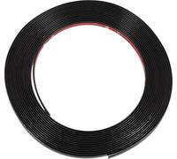 Kit De Bande De Garniture Pour Fenêtre Extérieure Pare-Chocs Portière Corps Auto-Adhésif Décoratif Anti-Rayures Noir 1 Pc 3/5" 15mm Largeur 33Ft 1000cm Longueur