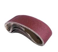 Kit de bandes abrasives en oxyde d'aluminium 4 x 36 pouces - Grains 60, 80, 120, 150, 240, 400 for ponceuse portative pour Lisage(10pcs 240 Grits)