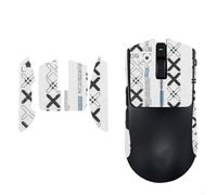 Kit de bandes adhésives pour souris de jeu Razer Viper V4 Pro 2026 sans fil, antidérapantes, autocollants prédécoupés, résistant à la transpiration, facile à utiliser (demi-blanc)