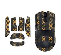 Kit de bandes adhésives pour souris de jeu Razer Viper V4 Pro 2026 sans fil, antidérapantes, autocollants prédécoupés, résistant à la transpiration, facile à utiliser (noir et doré)
