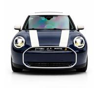Kit de bandes de capot Racing - Autocollant vinyle double capot blanc pour MINI Cooper