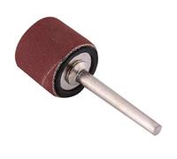 Kit de Bandes de Ponçage de Tambour avec 100pcs Polissage en Métal en Bois avec Mandrin 1/8 Pouce pour la Menuiserie (Grande bague en papier de verre 600 mailles)