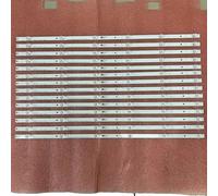 Kit de bandes de rétroéclairage à LED pour téléviseur Hisense, 14 pièces, construction en aluminium