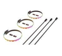 Kit de bandes lumineuses - HYTE - LS10 - Digital Immersion Lighting - Attache magnétique - 3 pièces