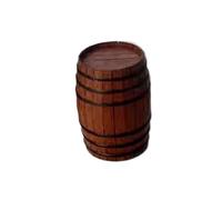 Kit de baril en bois massif à monter soi-même pour maquettes de bateaux - 25 et 26 tailles avec motif de coquillage de 24 pièces (bois de cerisier-26 mm)
