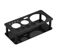 Kit de barman support en acrylique uniquement, support pour shaker à cocktail 13 trous, support d'outils de barman amovible, support d'outils de bar de 8,9 x 2,4 x 4,2 pouces pour les amateurs de cock