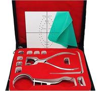 Kit De Barrage en Caoutchouc - Dental Endodontic Kit De Barrage en Caoutchouc avec Pinces De Poinçonnage De Cadre Instruments Dentaires