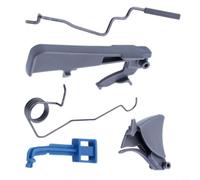 Kit de barre à ressort de levier d'accélérateur pour tronçonneuse 340 345 346 350 353, construction en plastique durable, ajustement précis pour une installation facile et améliorée
