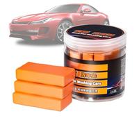 Kit de Barre d'Argile pour Détail Automobile | 3 Pièces Nettoyant de Taches | Barre D'Argile De Détail Automobile | pour le Nettoyage de la Poudre de Fer le Lavage des Vitres les Véhicules et les Cami
