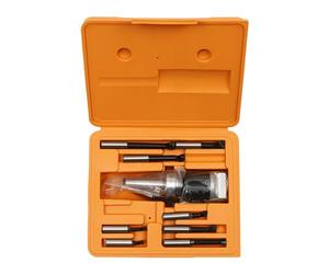 Kit de barre de forage, tête de forage de 50 mm avec 9 barres de forage de 12 mm, accessoires pour perceuse MT2 -M10 F1-12