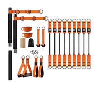 Kit de barre de Pilates avec bandes de résistance - équipement de remise en forme pour l'entraînement musculaire,multifonctionnel avec résistance réglable pour les athlètes passionnés de fitness