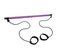Kit de barre de pilates - Bandes de résistance extensibles pour pilates | Entraînement total du corps | Installation facile et portable - Fournitures de fitness pour femmes, hommes, garçons, filles
