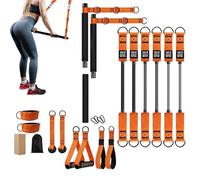 Kit de barre de pilates | Équipement d'entraînement complet du corps | Équipement d'entraînement musculaire pour les squats, la salle de sport à domicile, les débutants, les athlètes, les épaules, le