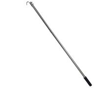 Kit de barre de traction en aluminium avec crochet en acier inoxydable et design épissé pour un accès pratique au grenier et des solutions de rangement organisées