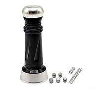 Kit de barre d'équilibre de moulinet de pêche avec pièces de réglage du poids | Barre d'équilibre en métal compatible avec Stella, Twin Power, Tatula, Complex F4 F6 (noir argent)