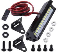 Kit De Barre Lumineuse Led Pour Voiture Télécommandée À L'Échelle 1/10 Traxxas Trx4 Scx10 D90 Accessoires (12 Led)