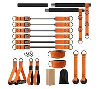 Kit De Barre Pilates Portable, Équipement de Renforcement Musculaire, Système Pilates Entraînement Corps Entier pour Maison et Salle de Sport