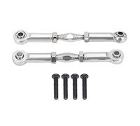 Kit de barre stabilisatrice avant haute performance en alliage d'aluminium 6061 T6, 2,7 pouces de longueur, barre stabilisatrice de suspension avant robuste pour voiture (Argent)