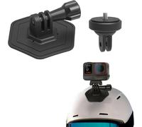 Kit de base adhésif incurvé pour casque DJI Osmo Action 4-Support adhésif flexible pour Insta360 GO3/GoPro et la plupart des caméras d'action
