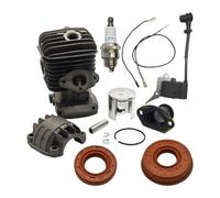 Kit de base carter d'huile for moteur à piston 34 mm For avec les tronçonneuses 2500 cm³/25 cm³, comprenant bobine d'allumage, bougie et joint