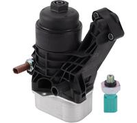 Kit de base de filtre à huile moteur avec capteurs, compatible avec A3 Q2 Q3 Beetle CC 2.0 TDI Golf 7 1.6 TDI Leon 5F, remplacement pour 3N115389A 03N115389B 03N115389B 03N117021