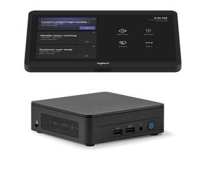 Kit de base Logitech + ASUS pour salles MTR Ensemble avec tablette tactile et mini-PC parfait pour rendre votre système visio autonome.