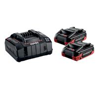 Kit de base METABO (2x LiHDX 18V/4Ah + ASC 145) 685306000