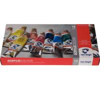 Kit de base peinture acrylique Van Gogh | 10 tubes de 40 ml