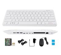 Kit de base Pi 500 compatible avec Raspberry Pi 500, clavier puissant ordinateur, même processeur quadricœur 64 bits, prise en charge WiFi/Bluetooth, livré avec carte micro SD officielle de 32 Go (6