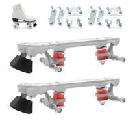 Kit De Base Pour Patins À Roulettes - Support De Transformation Double Rangée Pour Chaussures - Semelle de Base pour Skate - Pour Toute la Famille Femmes Hommes Usage Intérieur Extérieur Parc