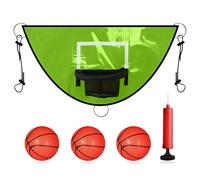 Kit De Basketball Enfant Imperméable Anneau De Basketball Extérieur Réglable Trampoline Durable Ensemble De Basketball Trampoline Ensemble De Basketball Trampoline Avec Balle Résistant Aux Intempéries